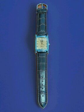 PCA Square Tank Style Wristwatch. Superb Condition, 9 1/8" Long